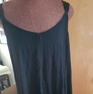Torrid tank with lace strap detail 2x